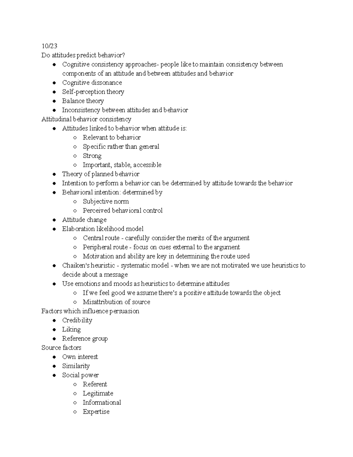 class-notes-unit-3-10-23-do-attitudes-predict-behavior-cognitive