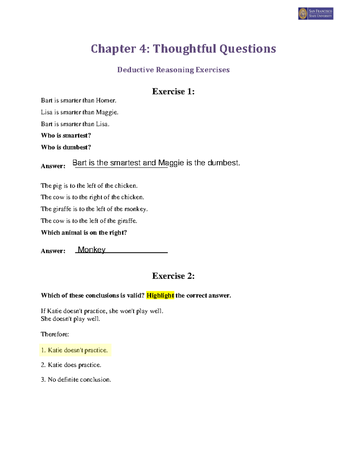 Template - Chapter 4 activities - Chapter 4: Thoughtful Questions ...