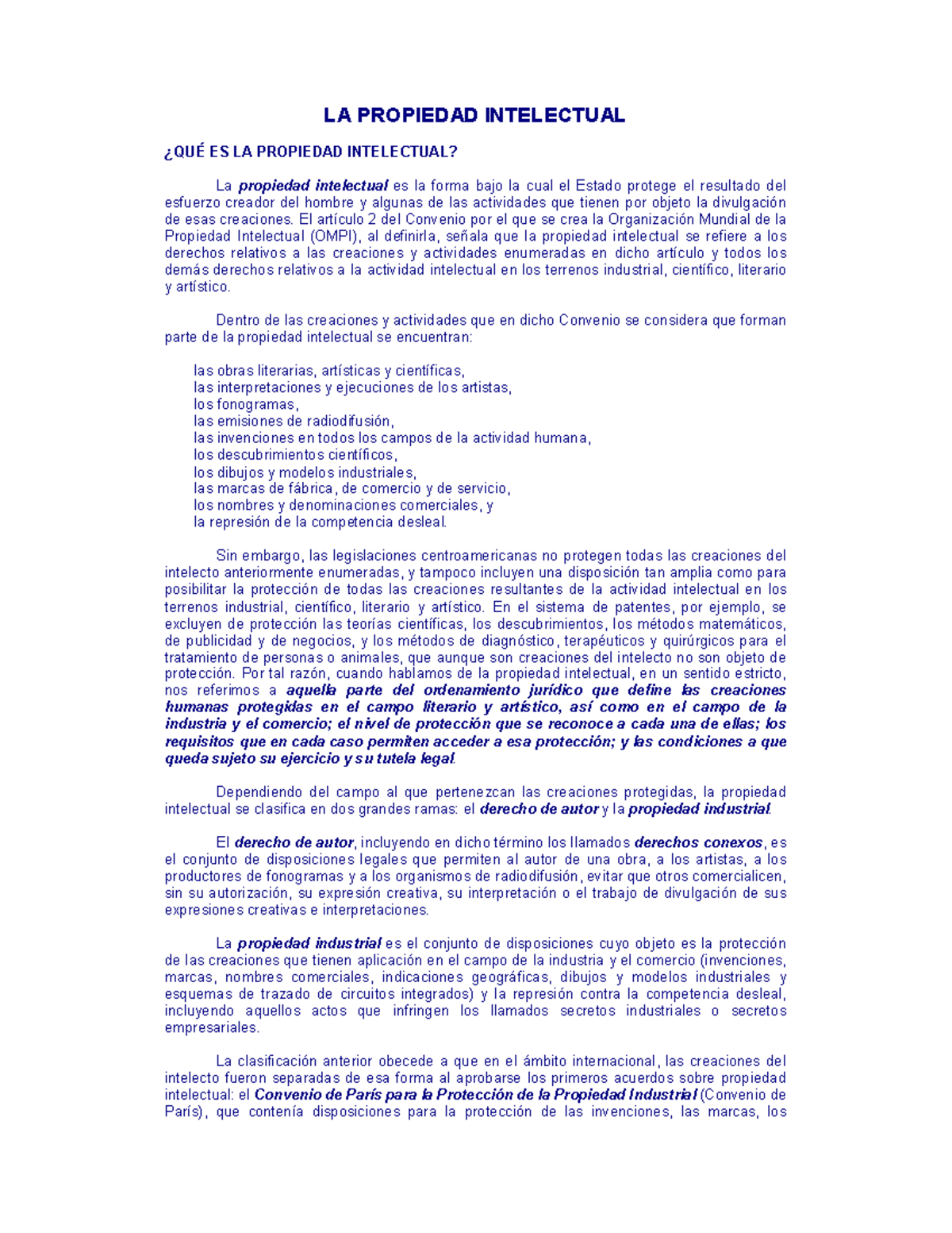 Qué es propiedad intelectual - LA PROPIEDAD INTELECTUAL ¿QUÉ ES LA ...