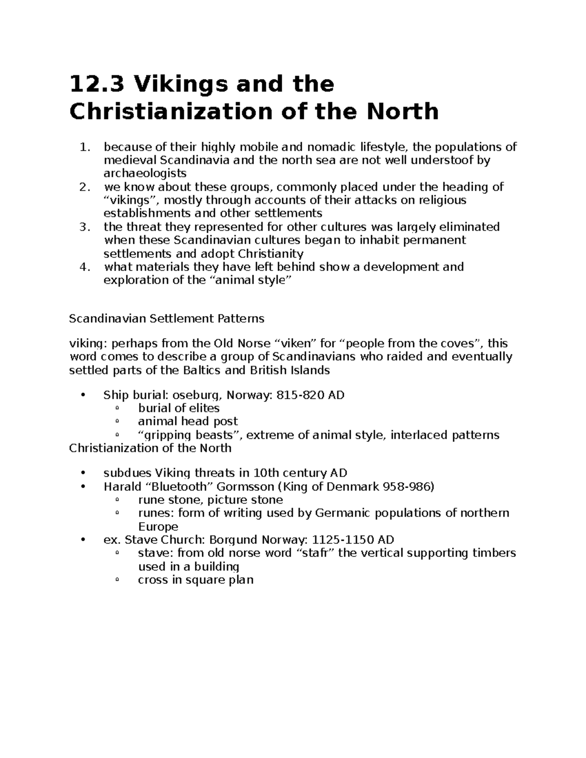 12.3 vikings and the christianization of the north - 12 Vikings and the ...