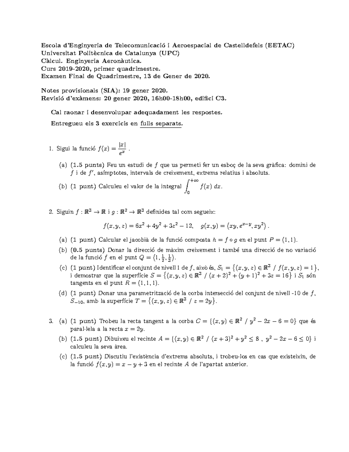 EFQ 202001 13 - examen calculo practica - Escola d’Enginyeria de ...