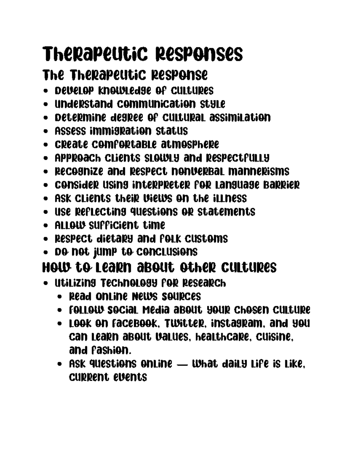 Therapeutic Responses PDF - Therapeutic Responses The Therapeutic ...