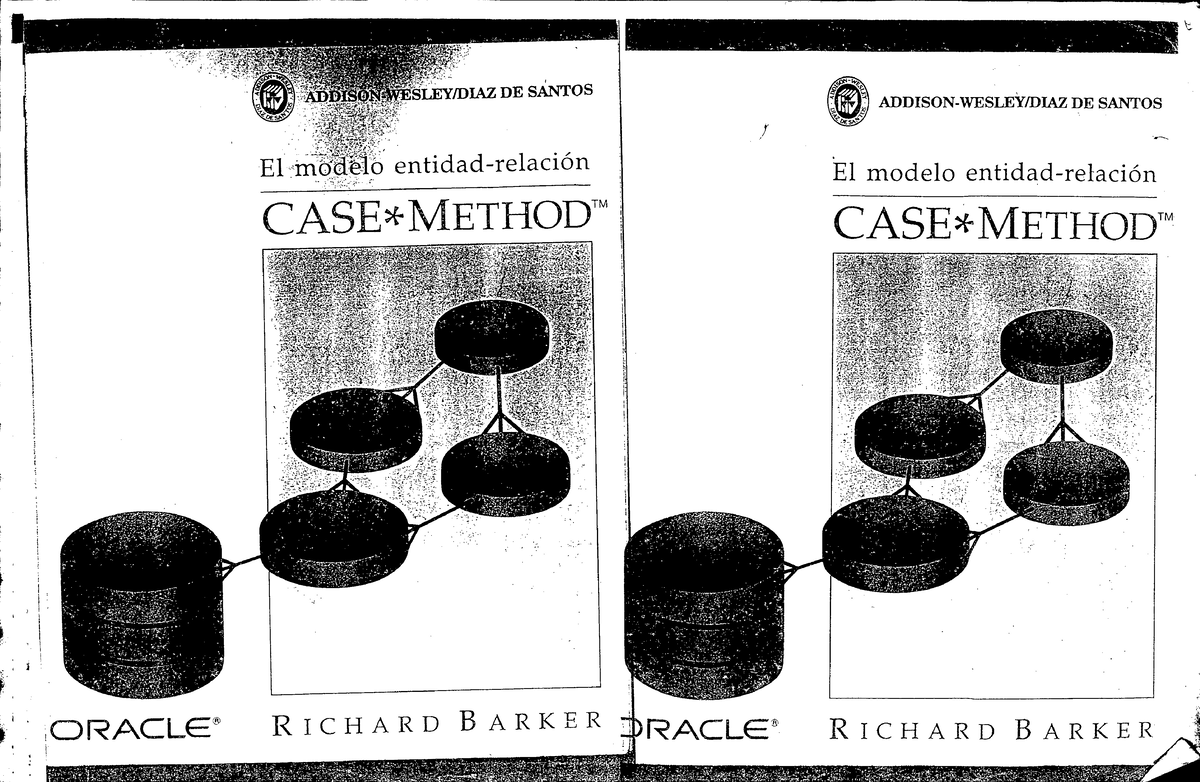 El modelo entidad relaci n CASE Method Richard Barker ORACLE