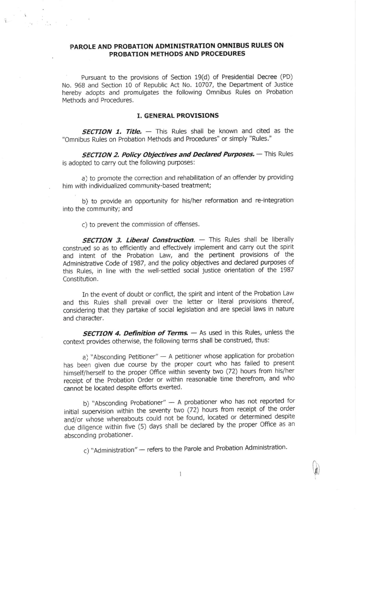 Httpsprobation.gov - Non institutional correction notes - PAROLE AND ...