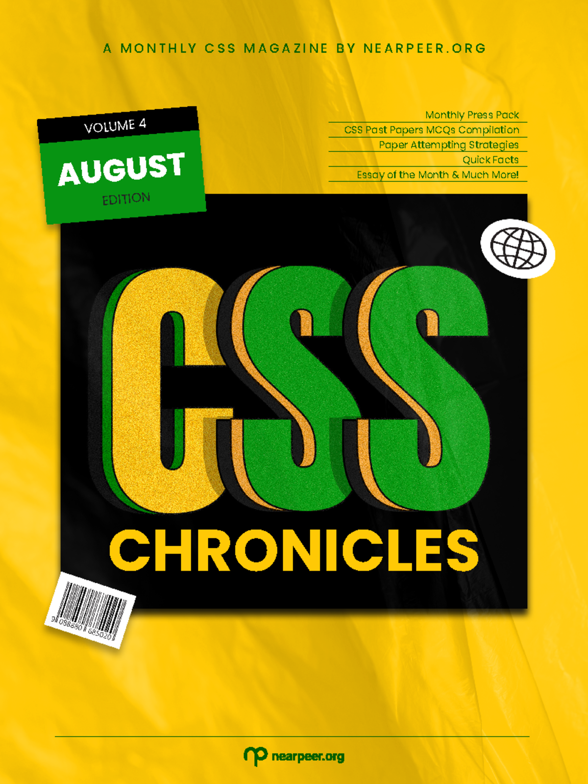 Chronicles V4-E2 August - Monthly Press Pack CSS Past Papers MCQs ...