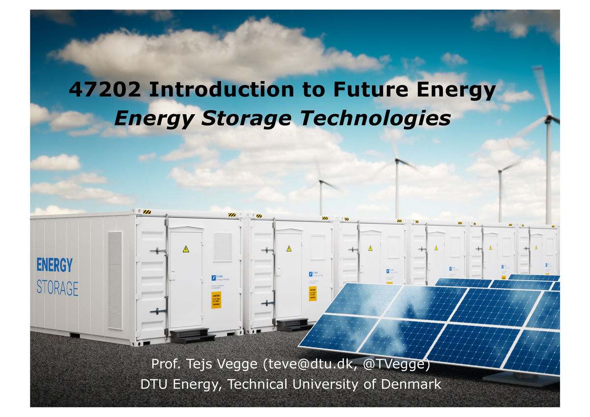 essay on energy storage system