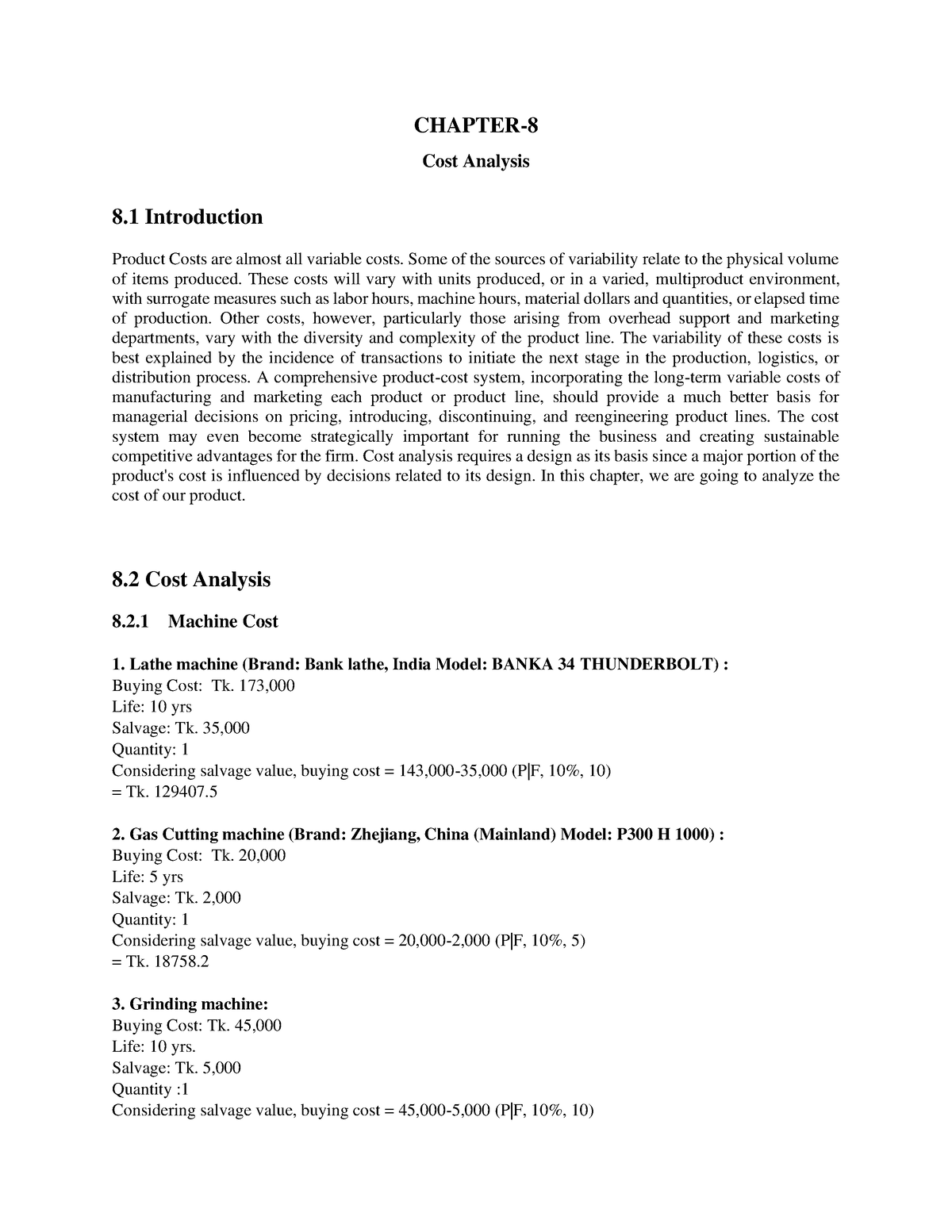 thesis publication cost