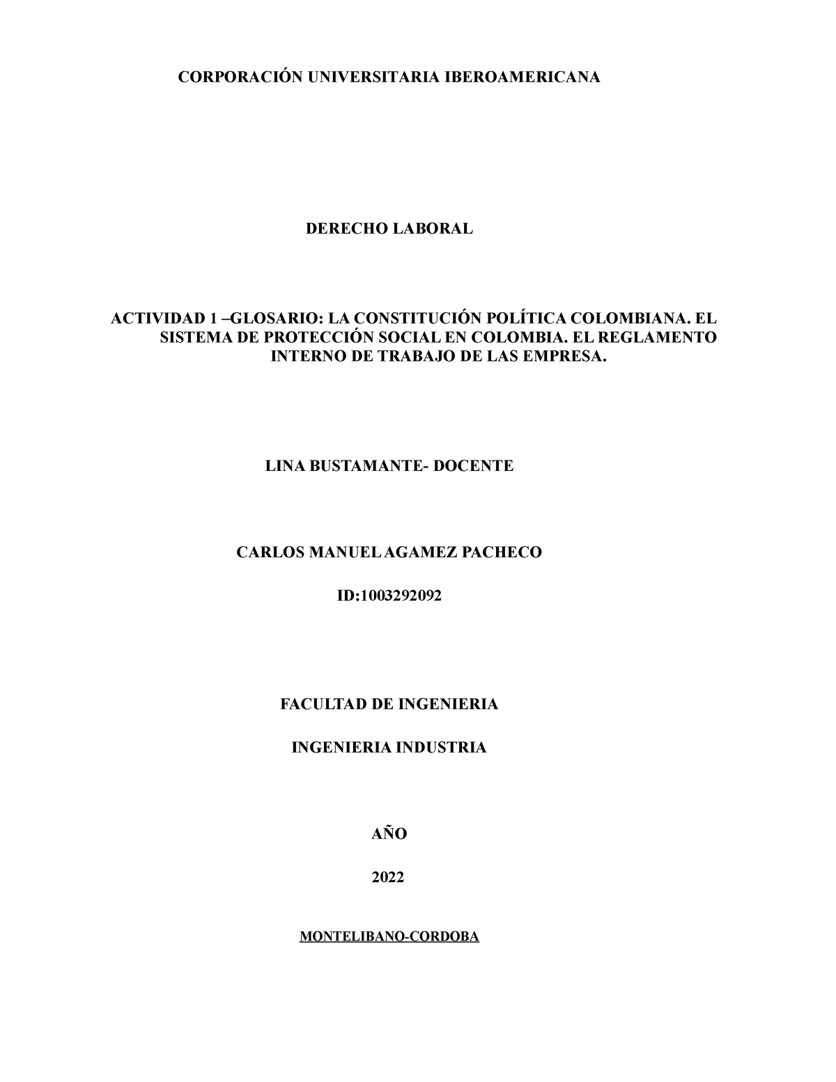 Glosario DE T Rminos Y Conceptos Procesales EN Materia Laboral ...