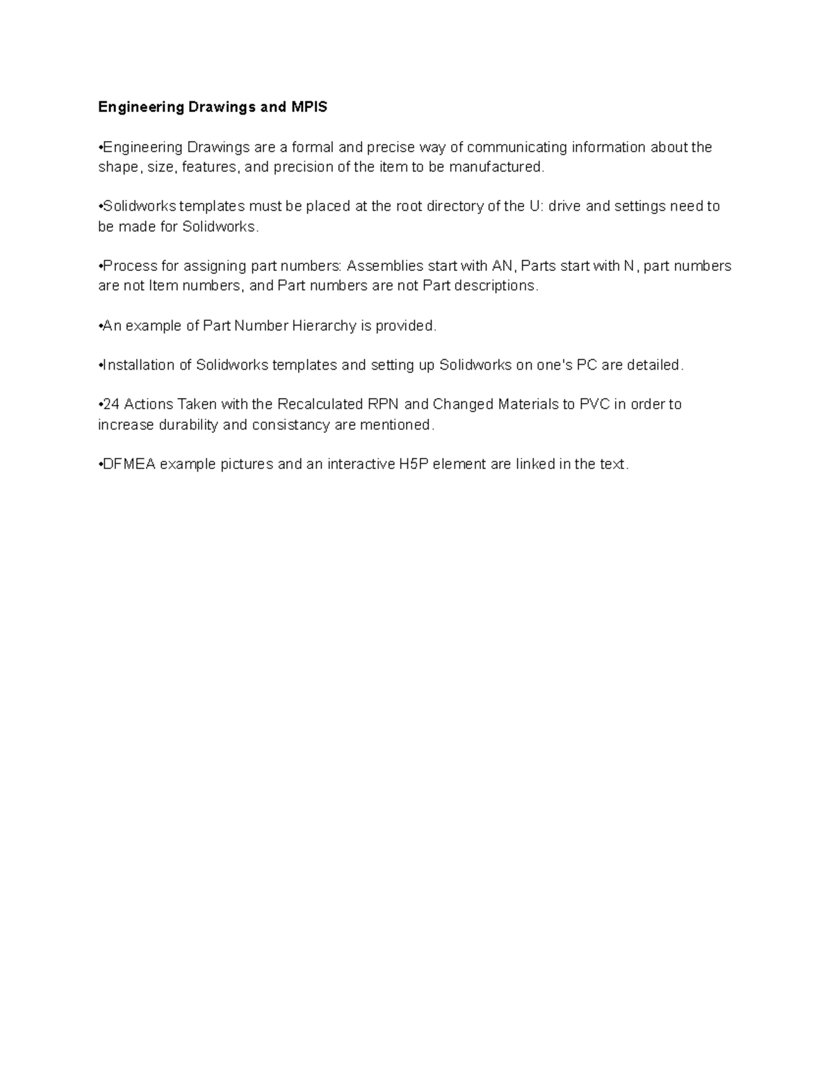 Engineering Drawings and MPIS - Engineering Drawings and MPIS ...