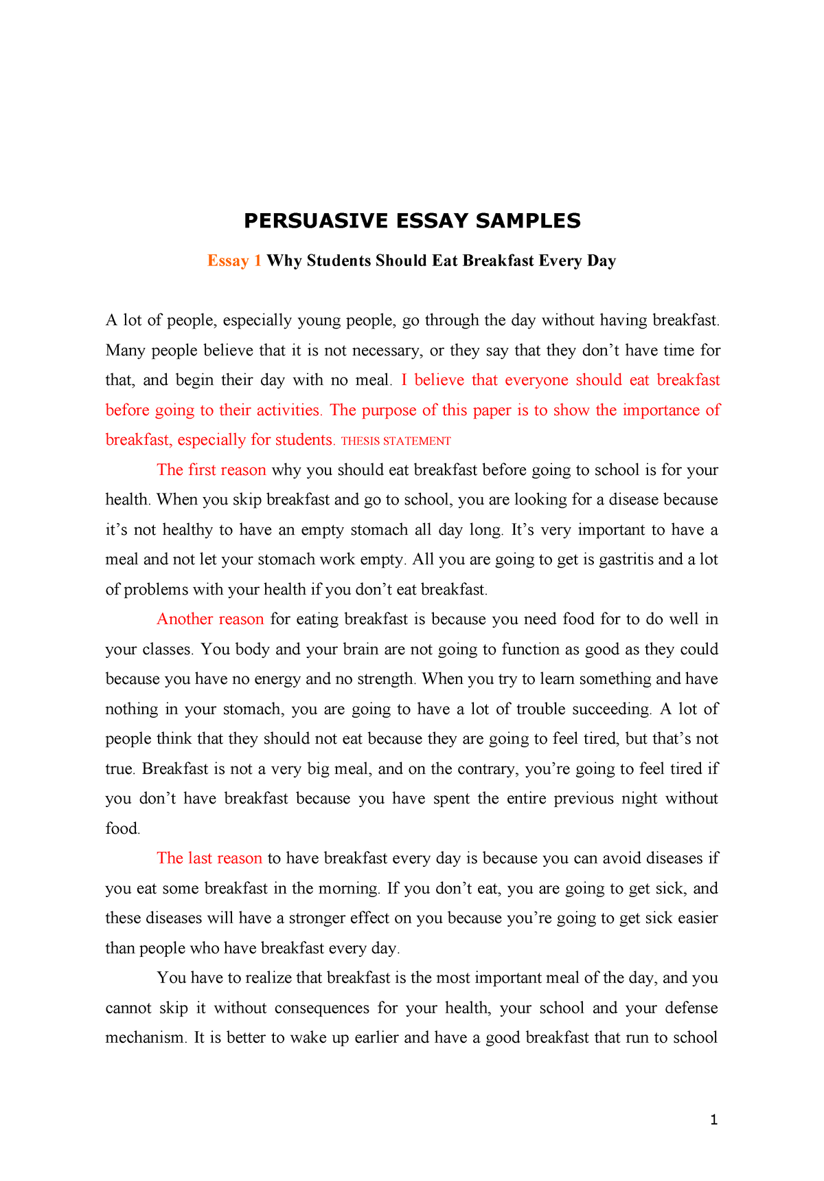 what have you learned about persuasive essay