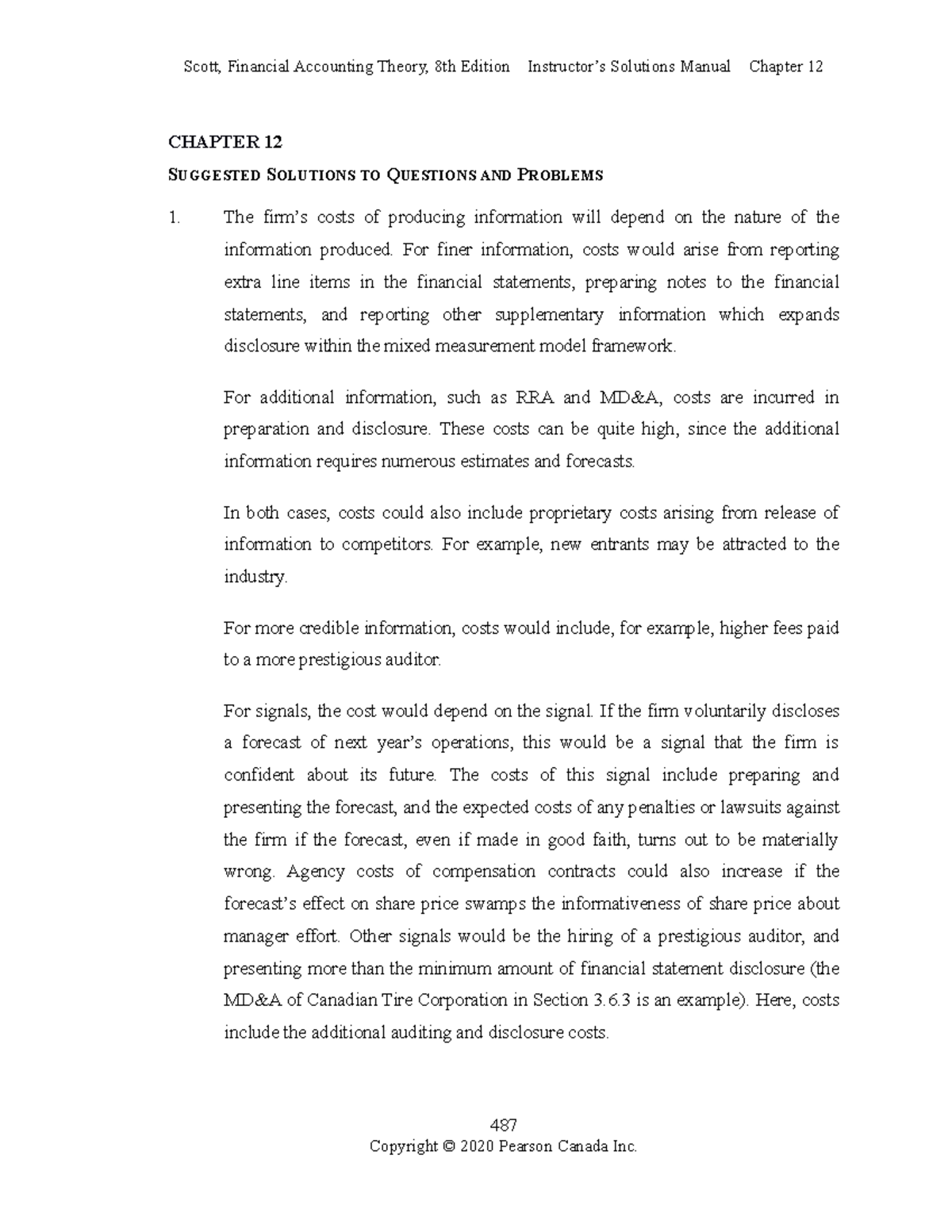 Module 9 solution to textbook questions - CHAPTER 12 SUGGESTED ...