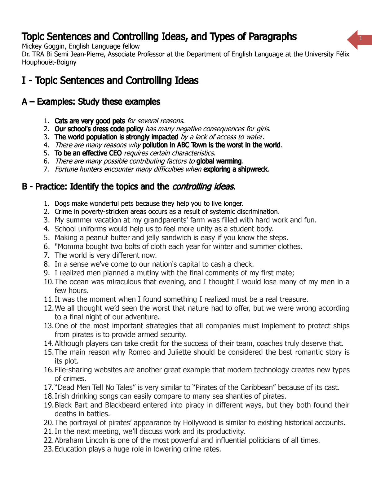 topic-sentences-and-controlling-ideas-types-of-paragraphs-topic-sentences-and-controlling