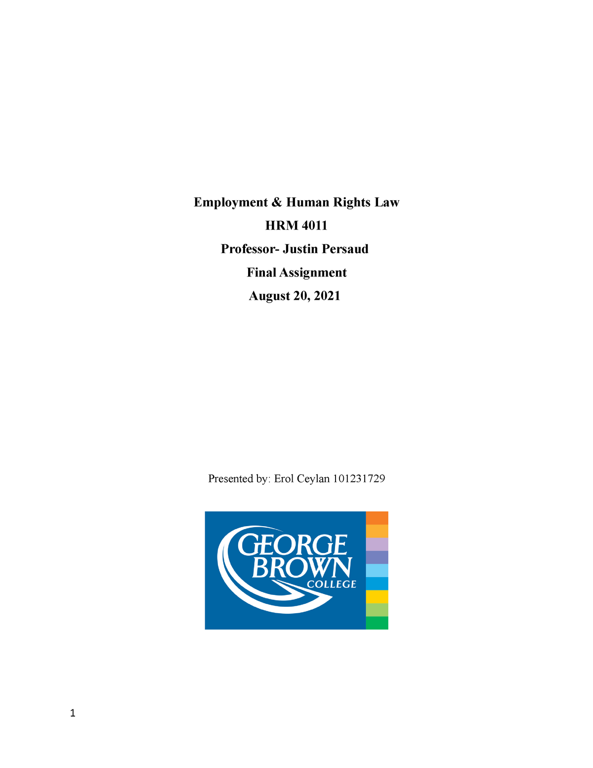 employment law assignments