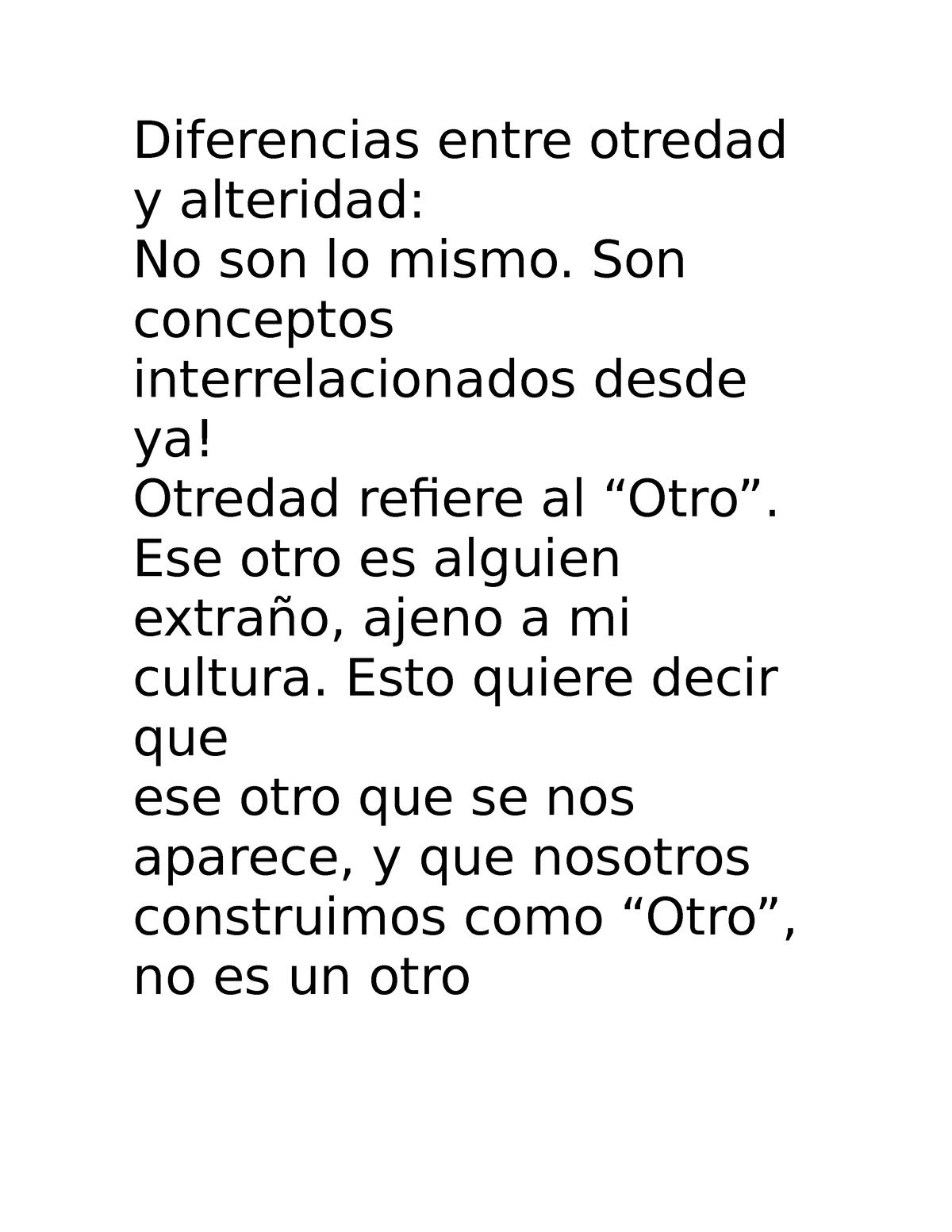 Diferencias Entre Otredad Y Alteridad - Diferencias Entre Otredad Y ...