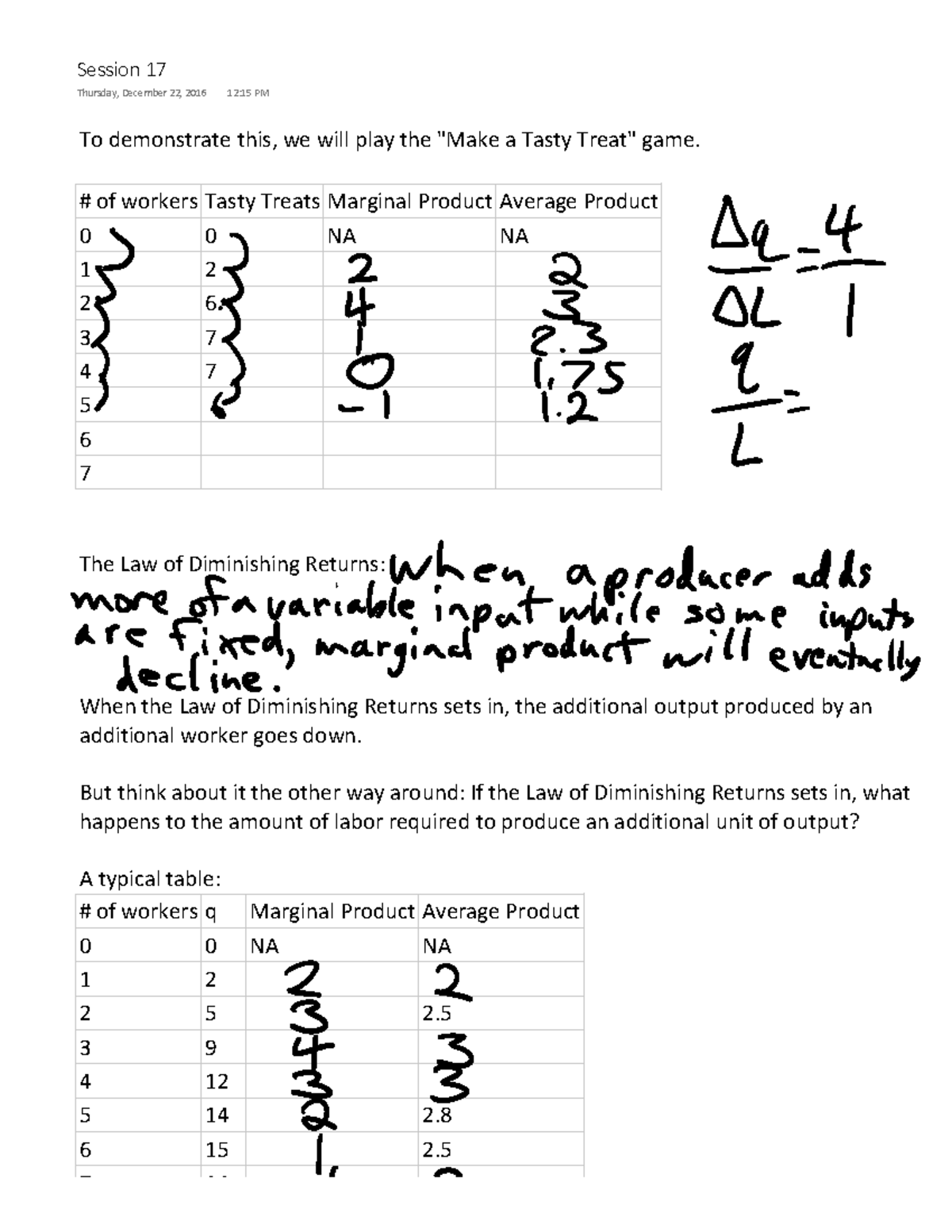 Chapter 7 Notes pt.2 - dŽ ĚĞŵŽŶƐƚƌĂƚĞ ƚŚŝƐ͕ ǁĞ ǁŝůů ƉůĂLJ ƚŚĞ ΗDĂŬĞ Ă ...