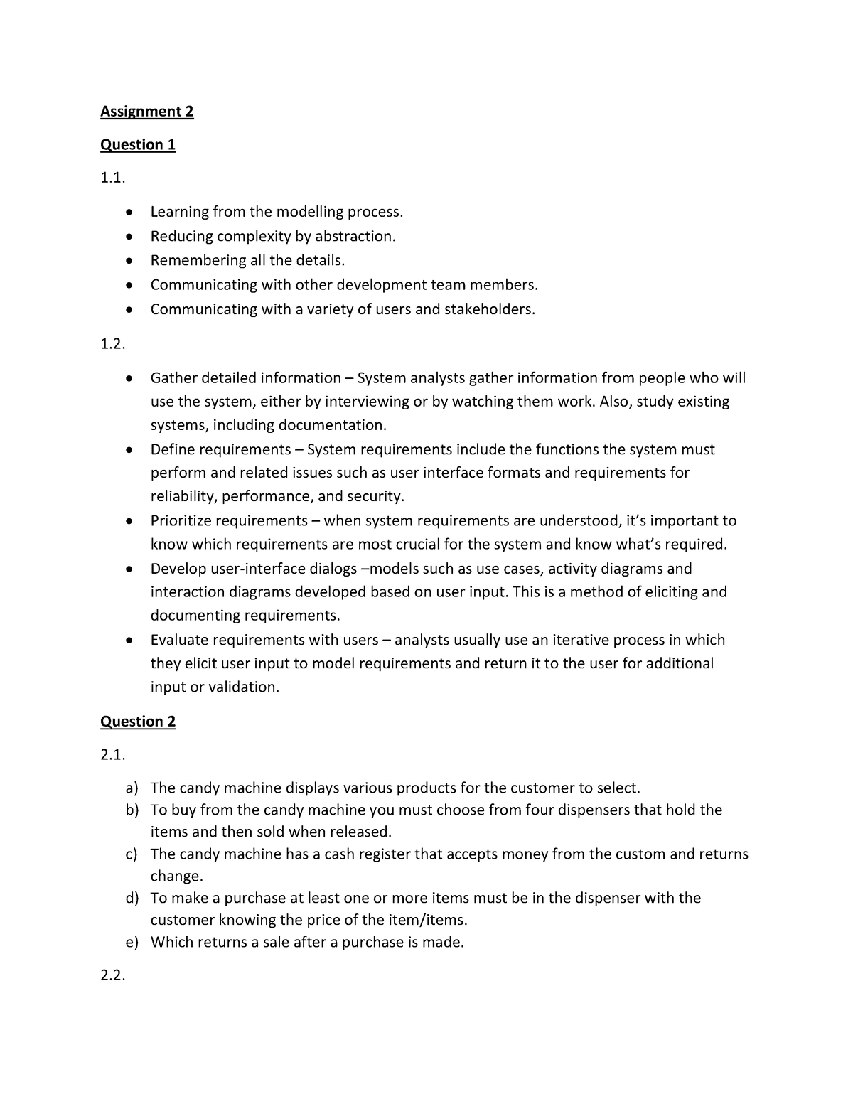 ICT2622 Assignment 2 - Assignment 2 Question 1 Learning From The ...