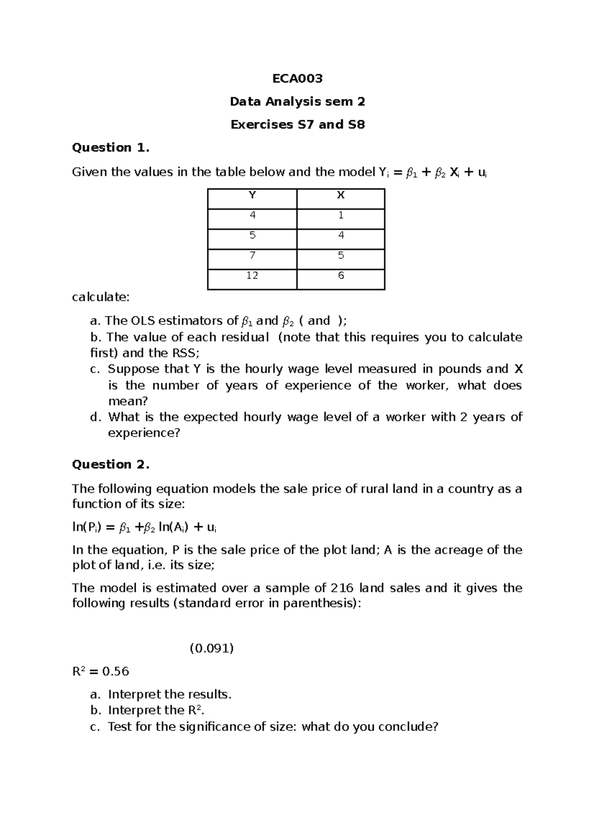 Exercises S7 and S8 - more practice material - ECA Data Analysis sem 2 ...