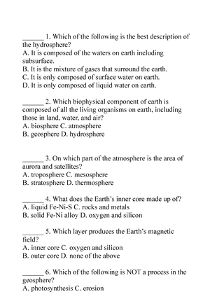 1st Quarter Exam - Personal Development - Republic of the Philippines ...