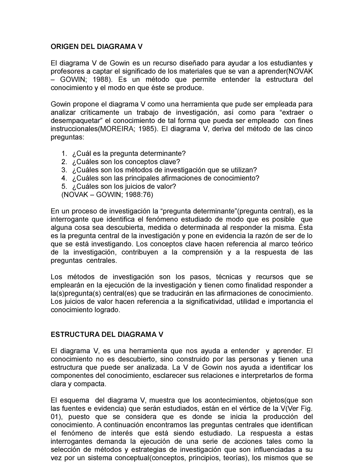 Informacion-de-la-v-de-gowin compress - ORIGEN DEL DIAGRAMA V El ...