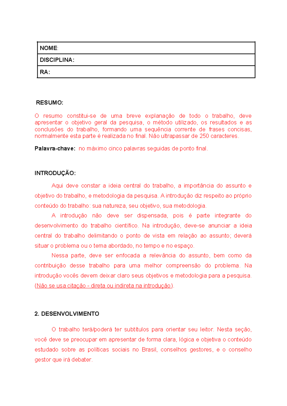 Modelo PARA Realização DO Paper 152e36863 c44a6a55a31e28d9e4bd8b1 ...