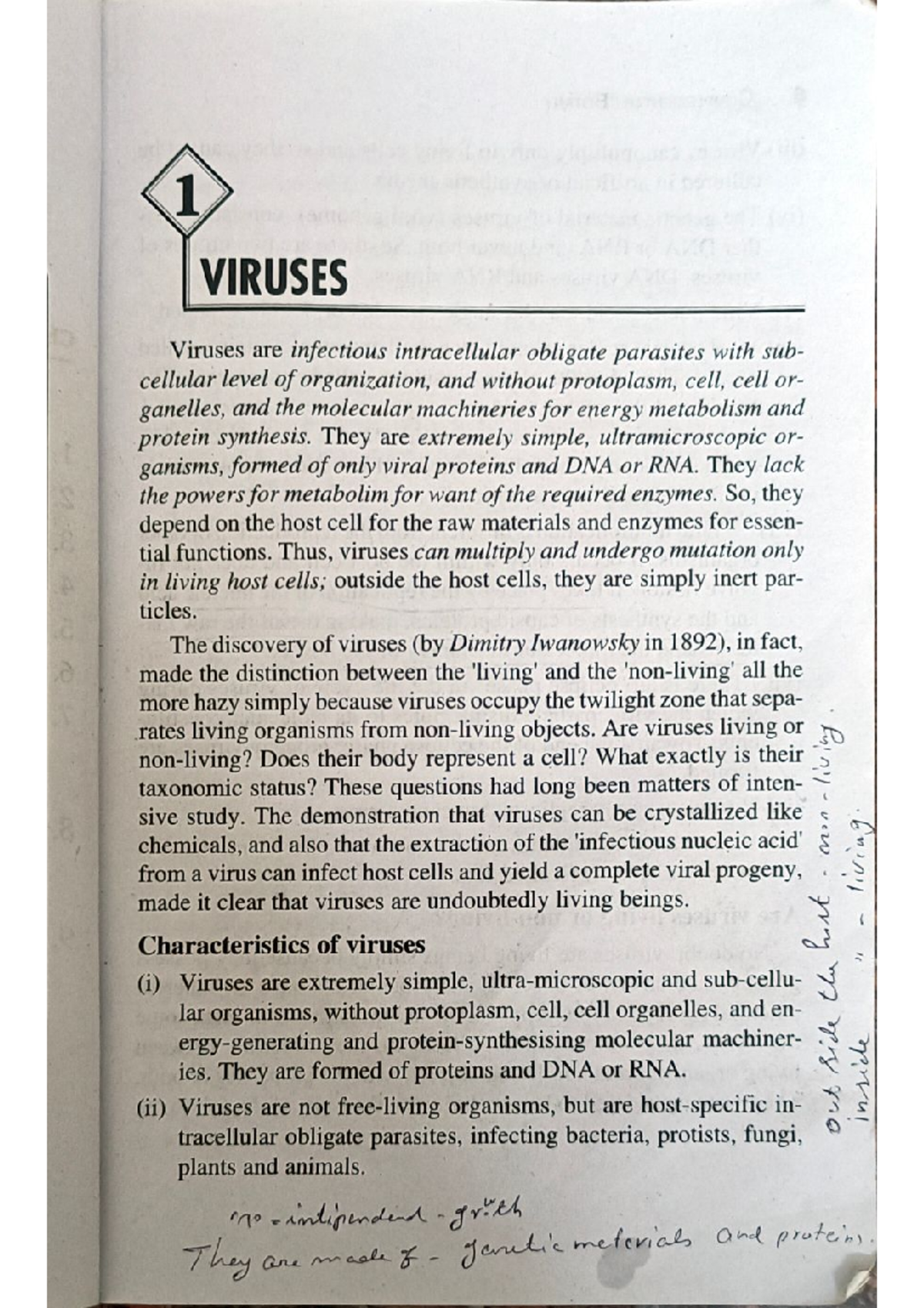 Viruses - Complimentary Botany - botany - Studocu
