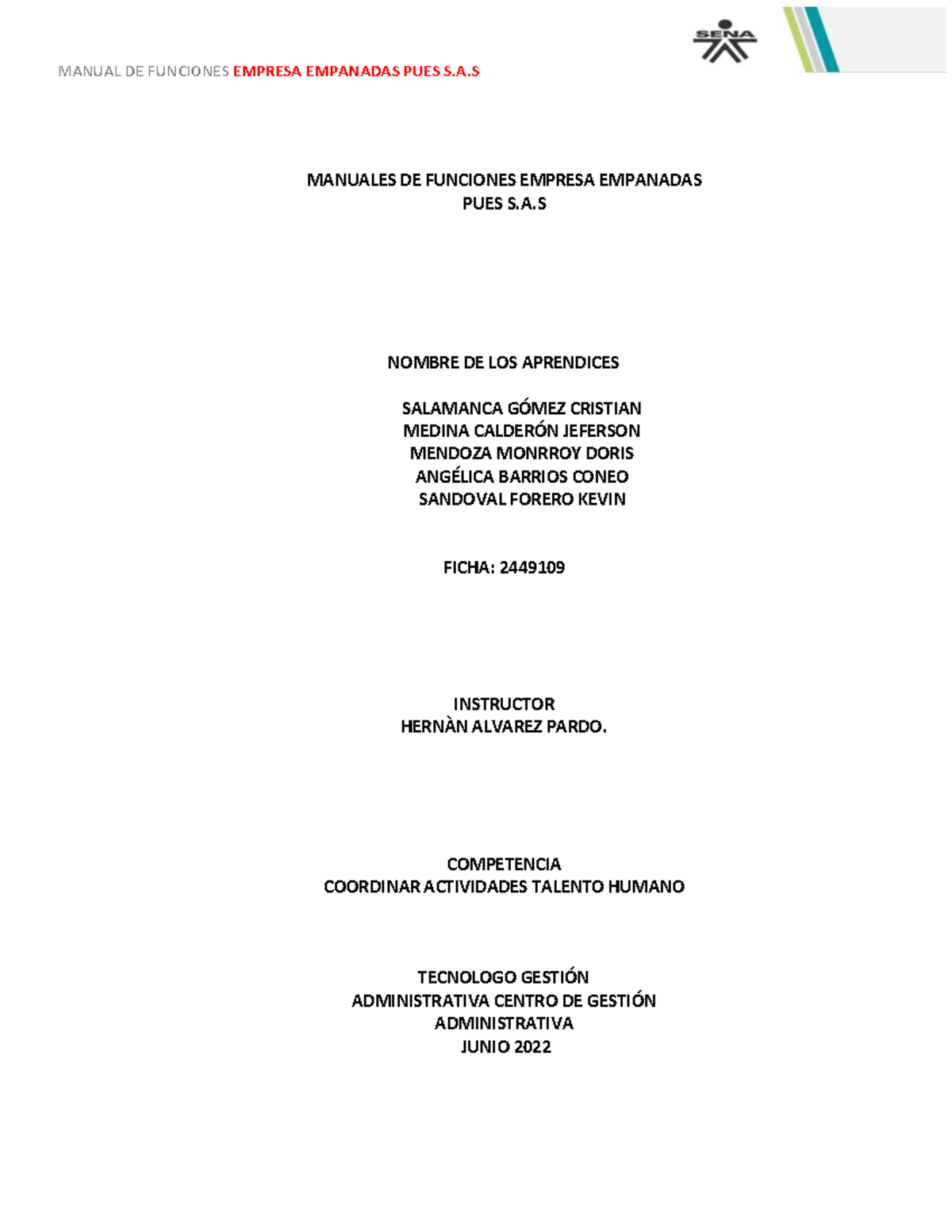 Atenciòn Plantilla Manual de Funciones 1234 - MANUAL DE FUNCIONES ...