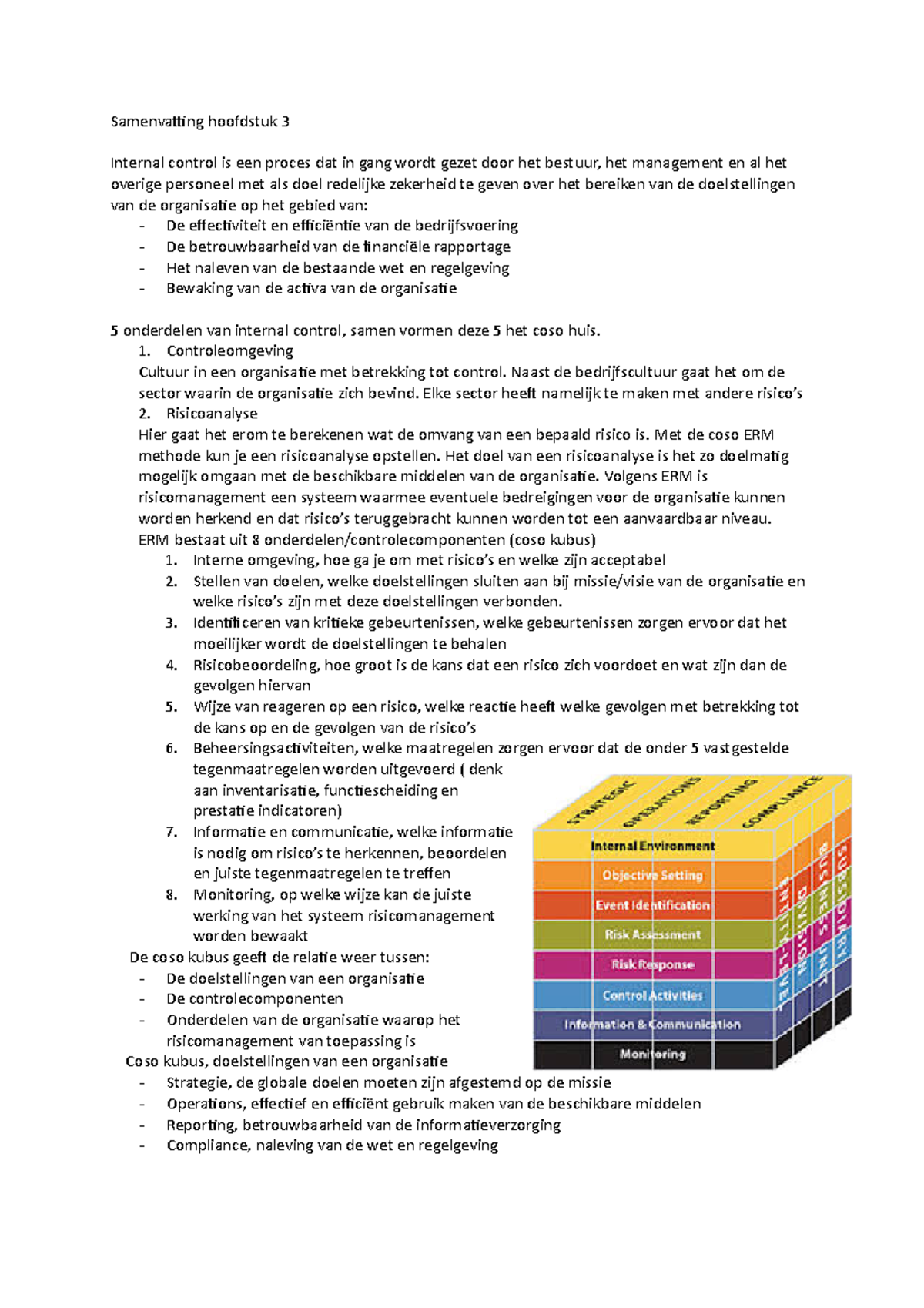 De Kern Van De Administratieve Organisatie Samenvatting Hoofdstukken ...