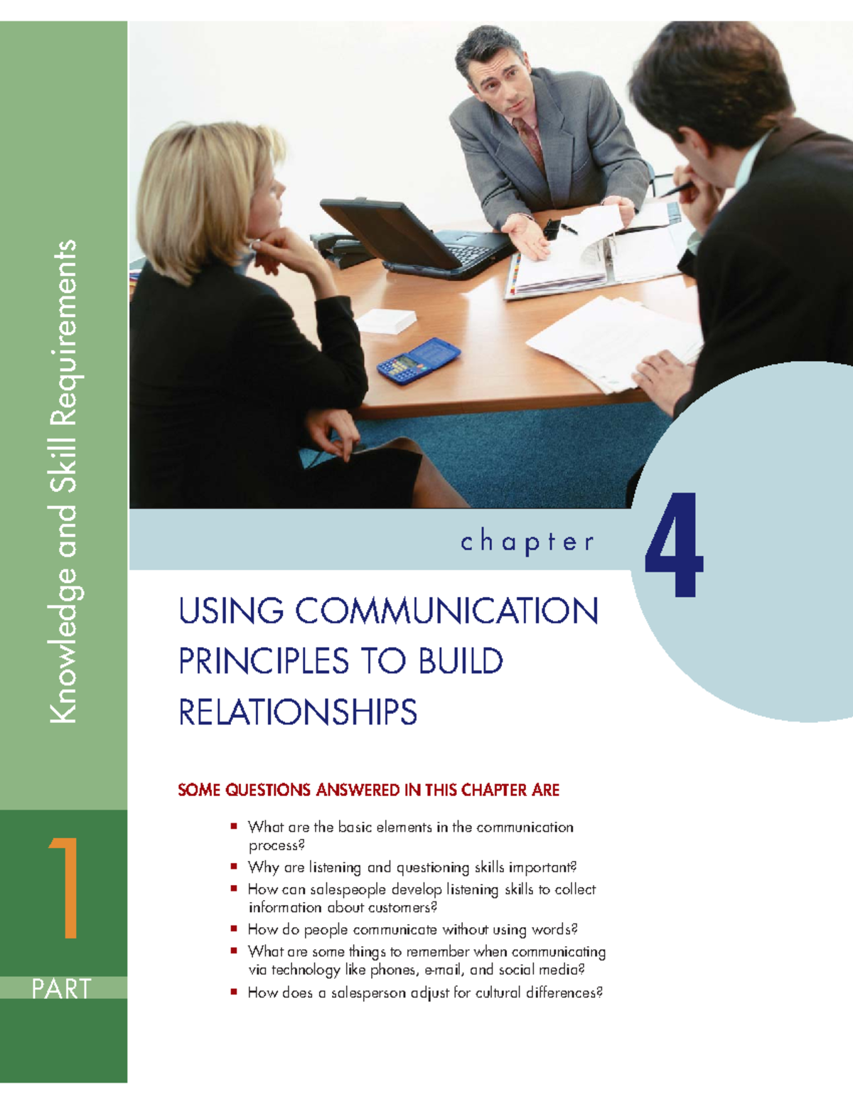 Reading Material - Selling Skills - Module 2 - Using Communication ...