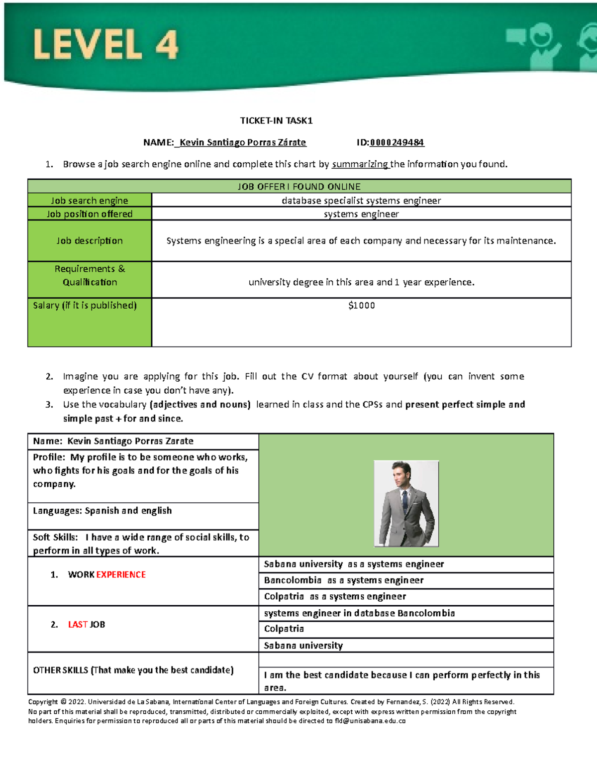 Ticket-IN task 1 - elKFMKLSmflsKFKMd - TICKET-IN TASK NAME:_Kevin ...