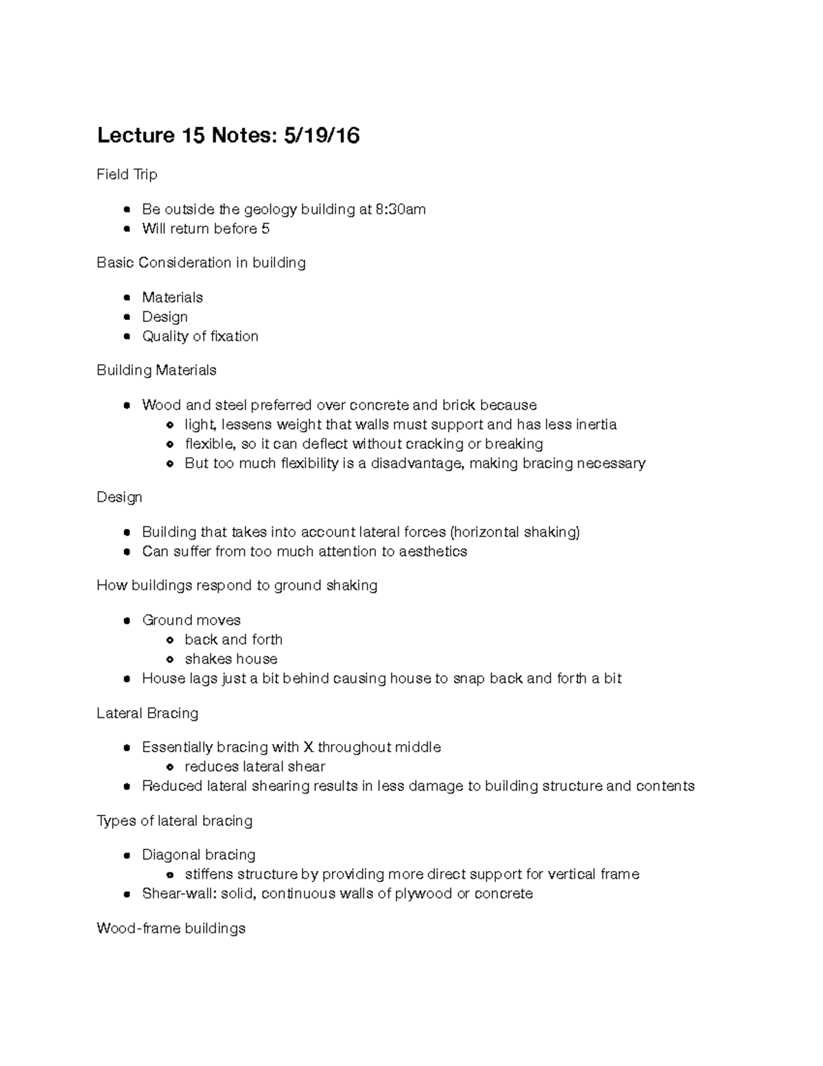 EPS Sci 8 - Lecture 15 - Lecture Notes - Lecture 15 Notes: 5/19/16 ...
