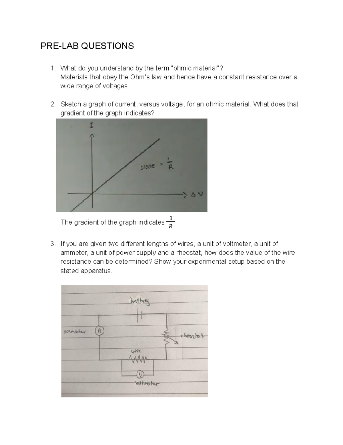 ohm's law experiment class 12 viva questions