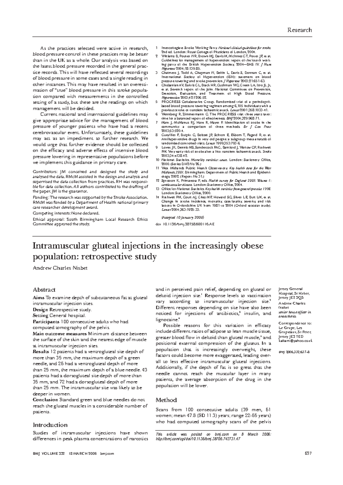 SA6+-+Intramuscular+gluteal+injections+in+the+increasingly+obese - As ...