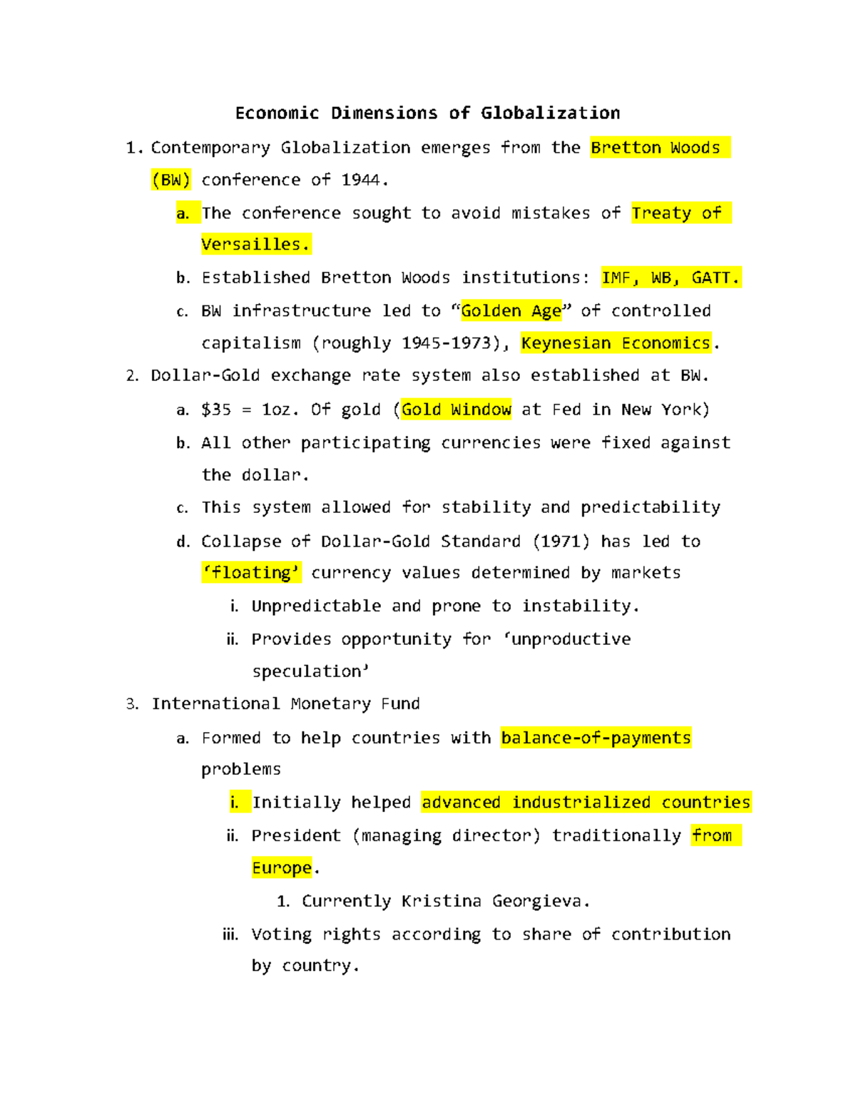 economic-dimensions-of-globalization-economic-dimensions-of