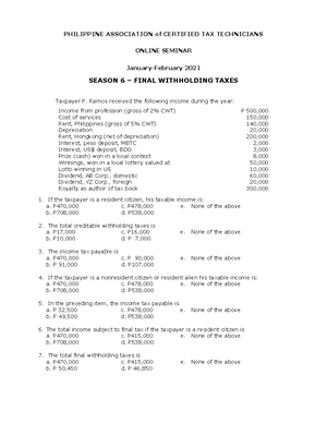 Income Tax Chap4-6 Key - Rex Banggawan Book 2021 Ver - CHAPTER 4 ...