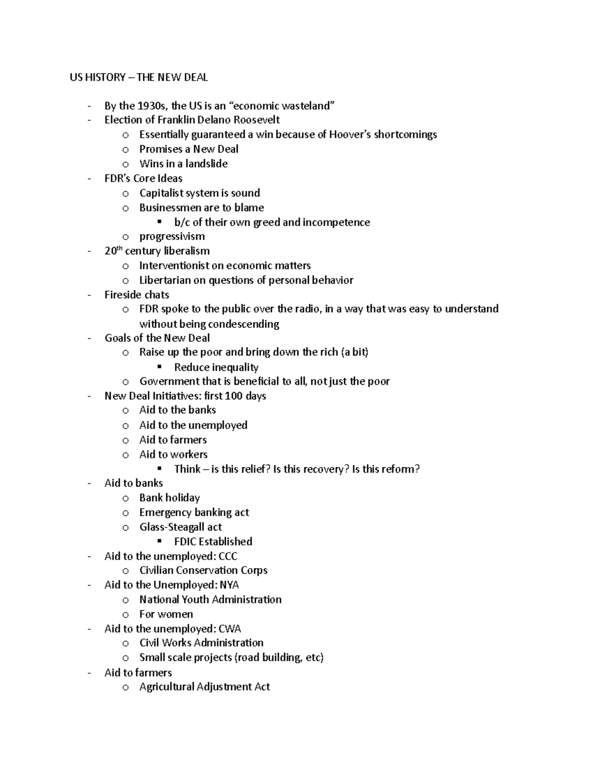 Us History Since 1877 Research Paper Topics