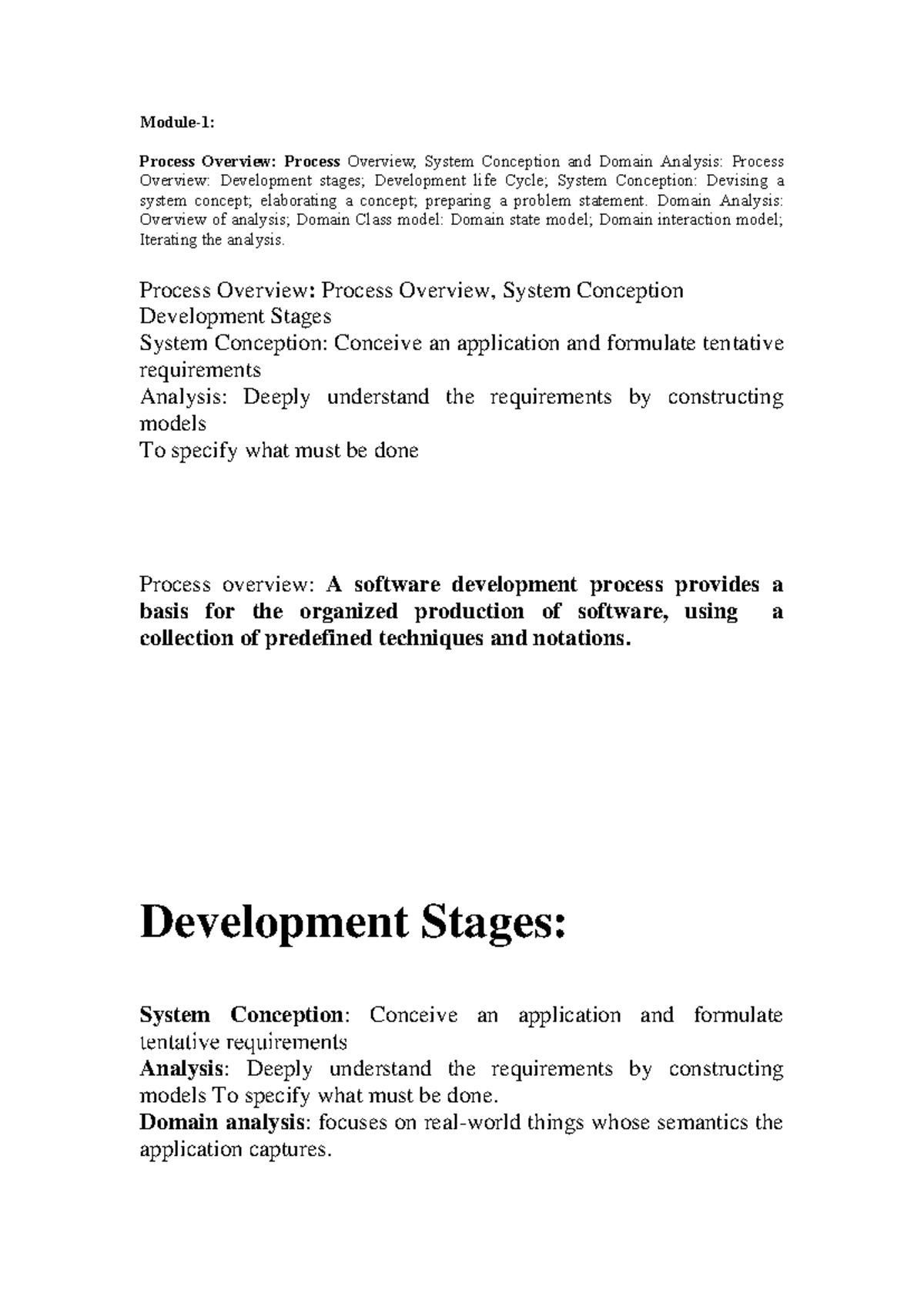 Module 1 Process Overview till problem statement(part 1) - Module-1 ...