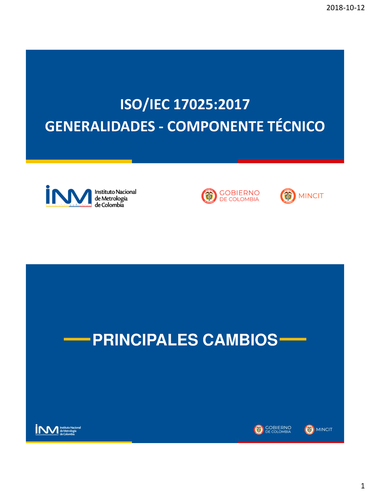 Norma ISO IEC 17025 2017 - ISO/IEC 17025: GENERALIDADES - COMPONENTE ...