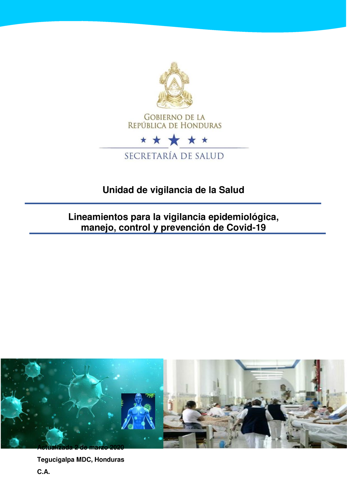 Lineamientos Covid-19 - Unidad De Vigilancia De La Salud Lineamientos ...