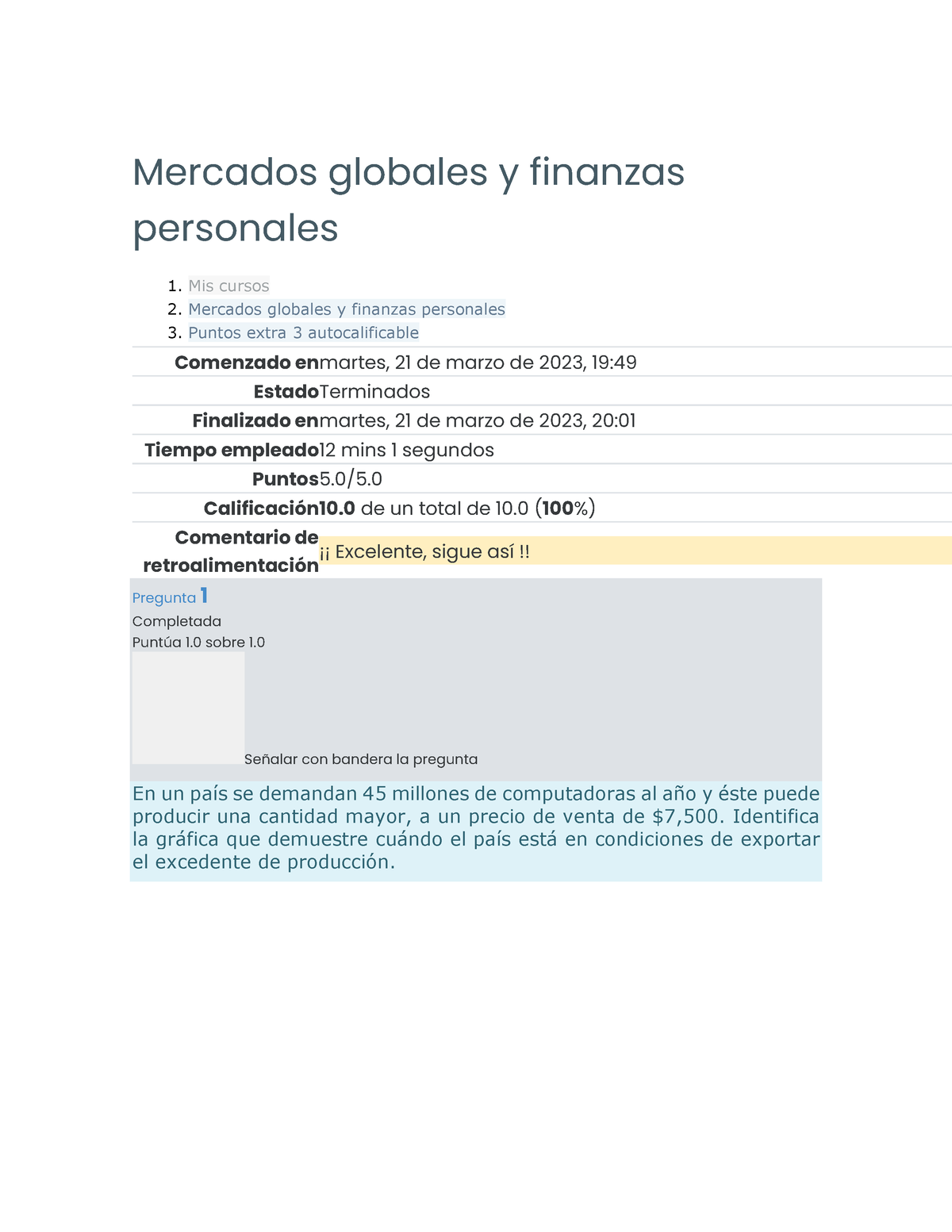 Mercados Globales Y Finanzas Personales AUTO3 - Mercados Globales Y ...