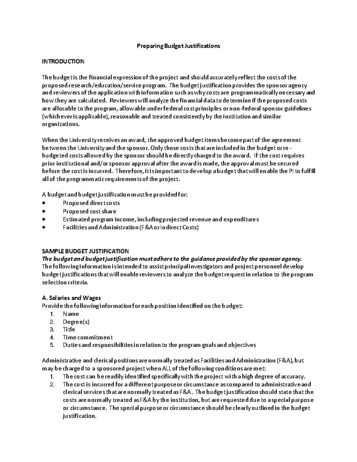 Preparing-budget-justifications - Preparing Budget Justifications ...