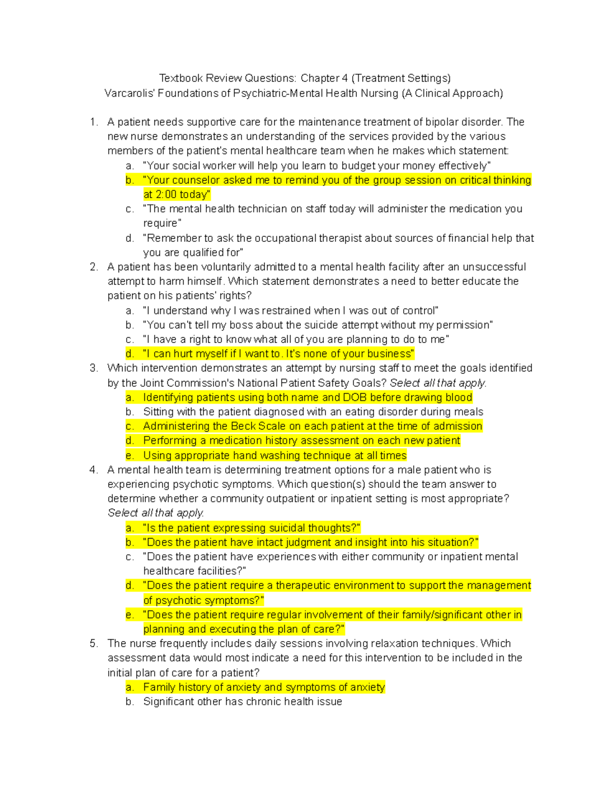 Ch 4 Review Questions (Textbook) - Textbook Review Questions: Chapter 4 ...