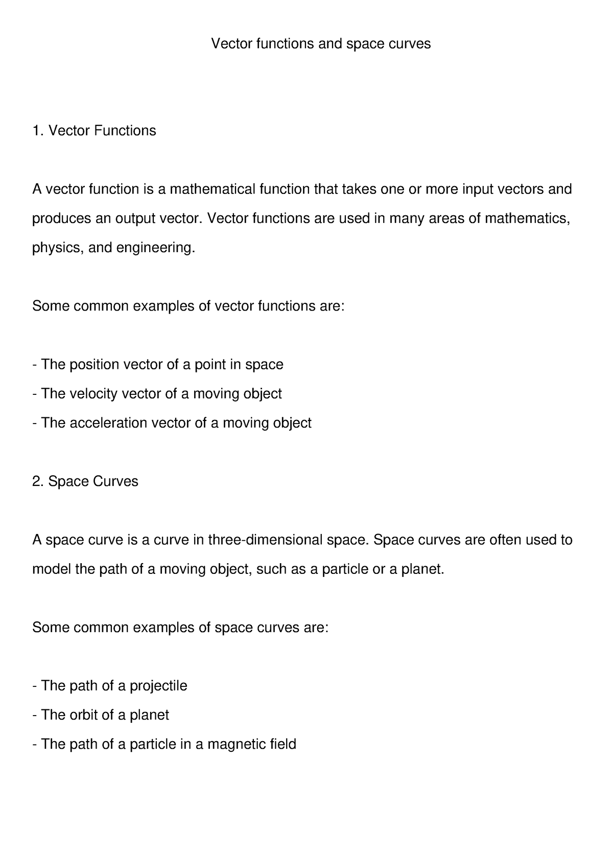 vector-functions-and-space-curves-vector-functions-and-space-curves