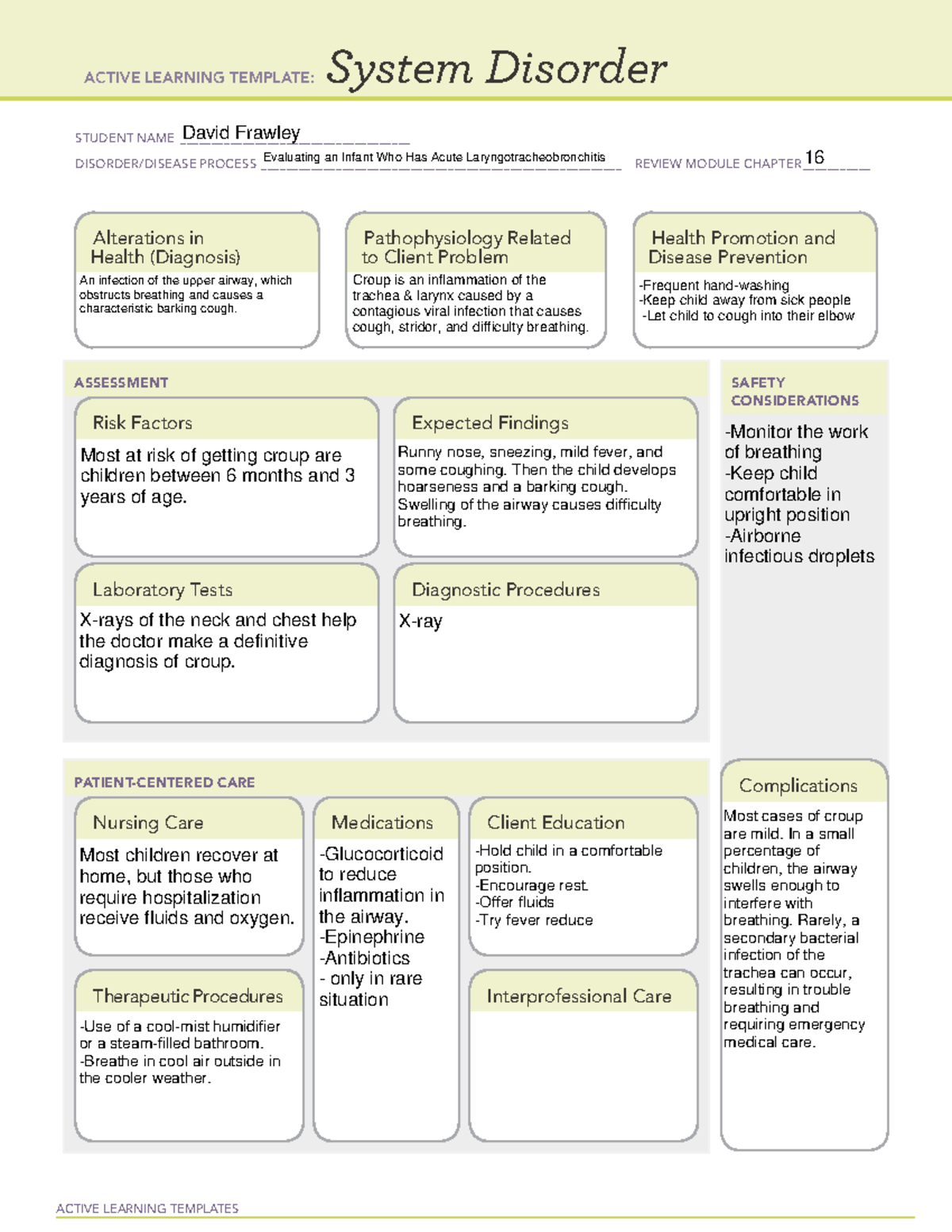 4. Evaluating an Infant Who Has Acute Laryngotracheobronchitis - Most ...