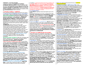 Contracts Interpretation General Overview Class Notes