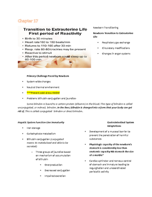 OB chapter 13 exam 3 - Marple - Chapter 13 Labor and Birth Process ...