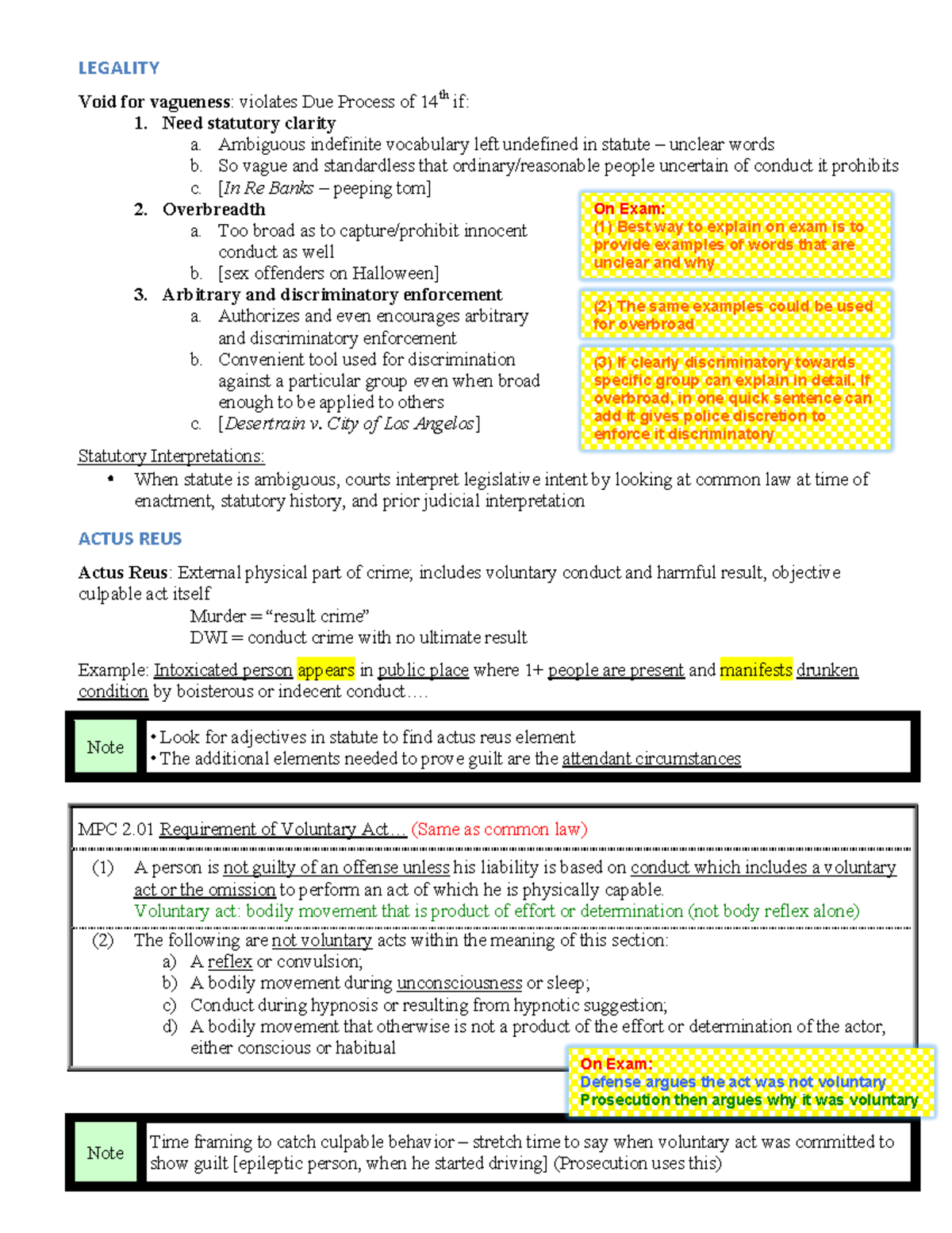 criminal-law-outline-hoeffel-legality-void-for-vagueness-violates