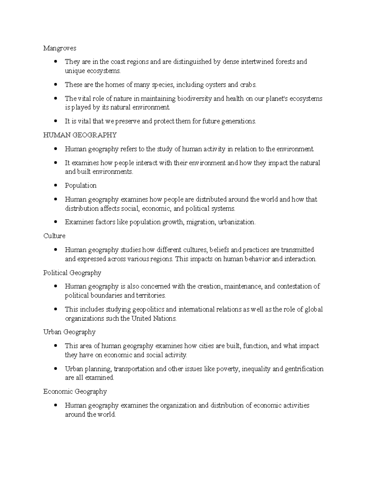 GEG 101 Notes 3 Nature of geography; earthsun relationships; maps