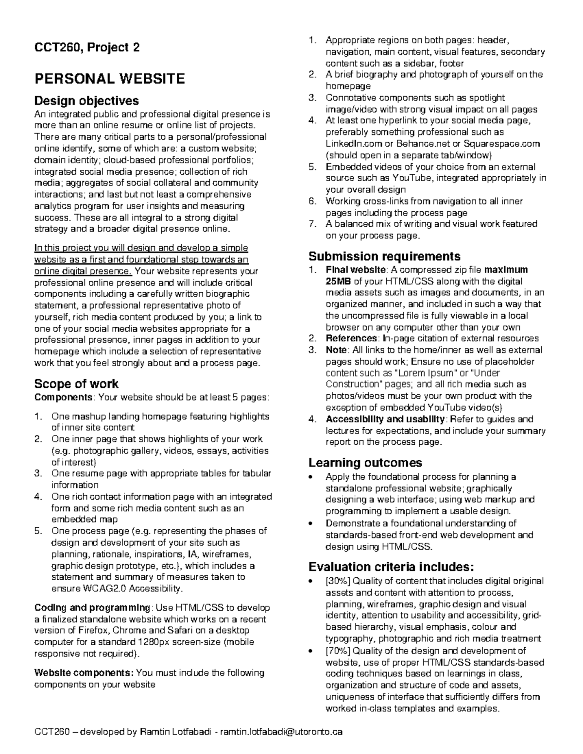 CCT260+-+Project+2 - This is a web practical - CCT260 – developed by ...