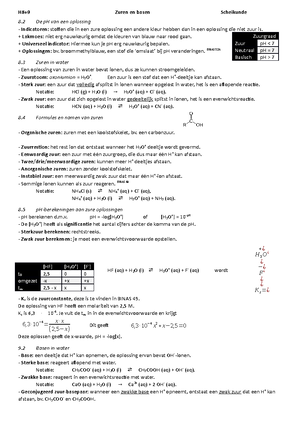 Scheikunde Klas 5 - Samenvatting Van Het Gehele Boek - Chemie Overal ...