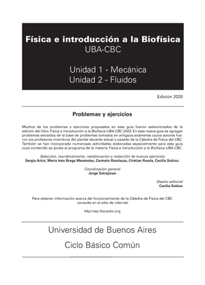 Primer Parcial Biofisica - FÍSICA E INTRODUCCIÓN A LA BIOFÍSICA (N° 53 ...